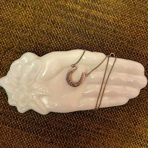 Tiffany and Co sterling silver horseshoe necklace